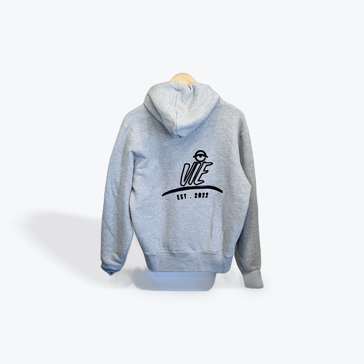 Vie Grey Hooded Sweatshirt